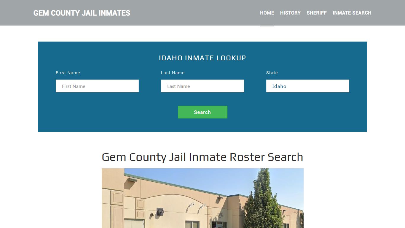 Gem County Jail Inmate Roster Lookup, Emmet, ID